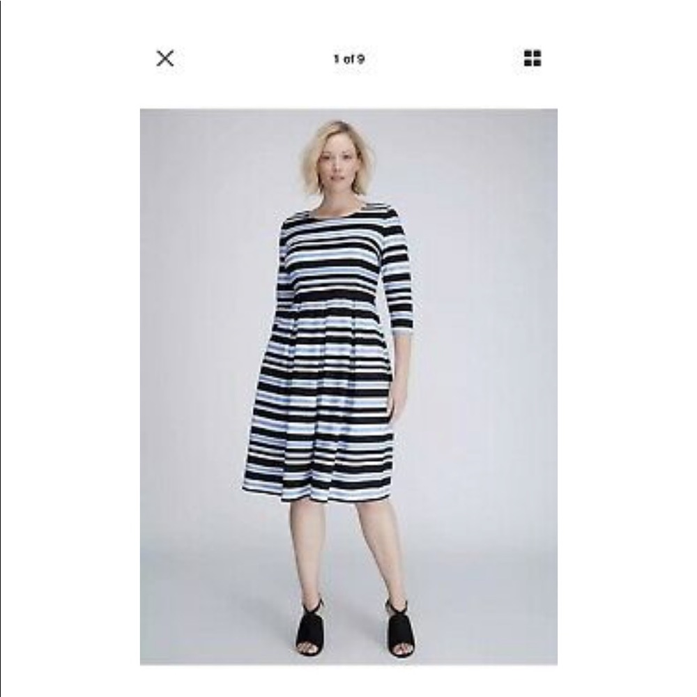Lane Bryant 3/4 length sleeve dress